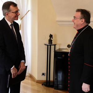 Kardinal Bozanić primio veleposlanika Republike Italije